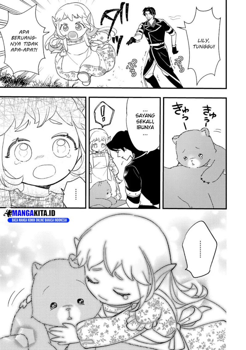 Urenokori no Dorei Elf wo Hirotta no de, Musume ni suru Koto ni shita Chapter 11.1 Bahasa Indonesia