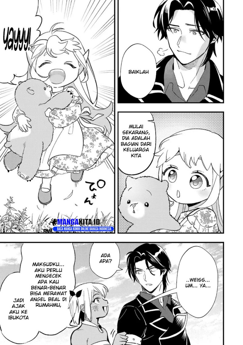 Urenokori no Dorei Elf wo Hirotta no de, Musume ni suru Koto ni shita Chapter 11.1 Bahasa Indonesia