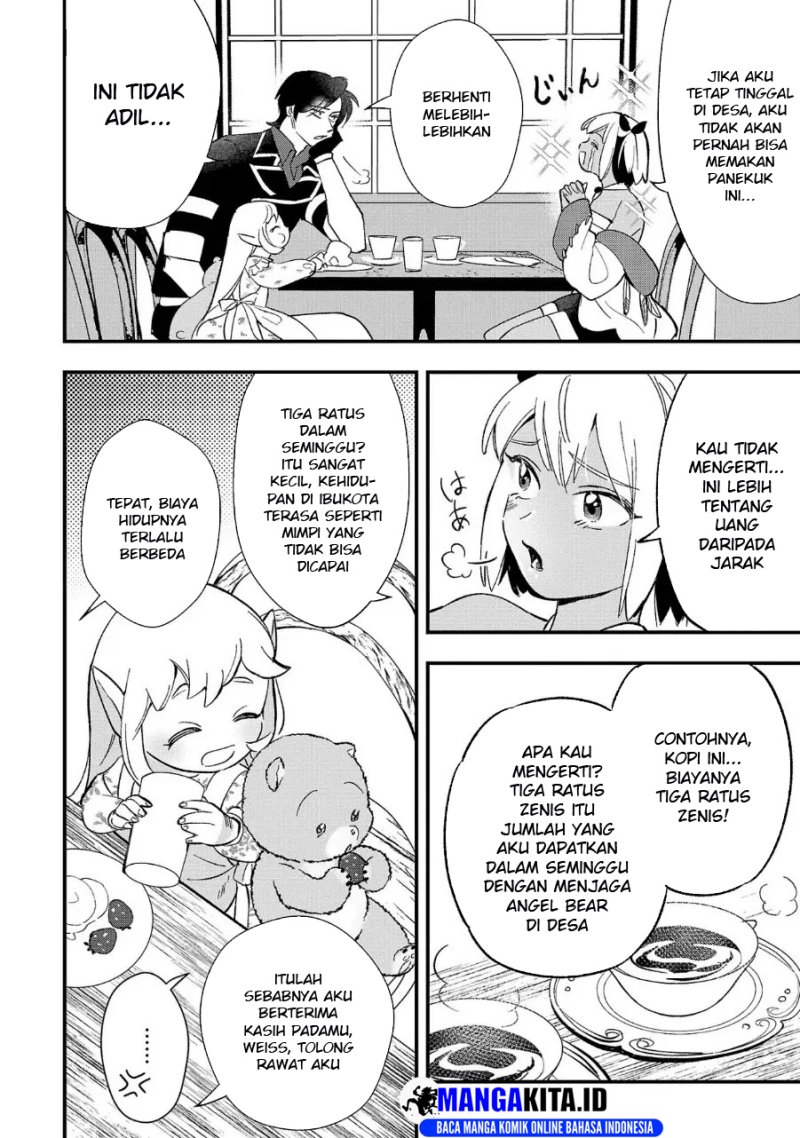 Urenokori no Dorei Elf wo Hirotta no de, Musume ni suru Koto ni shita Chapter 11.2 Bahasa Indonesia