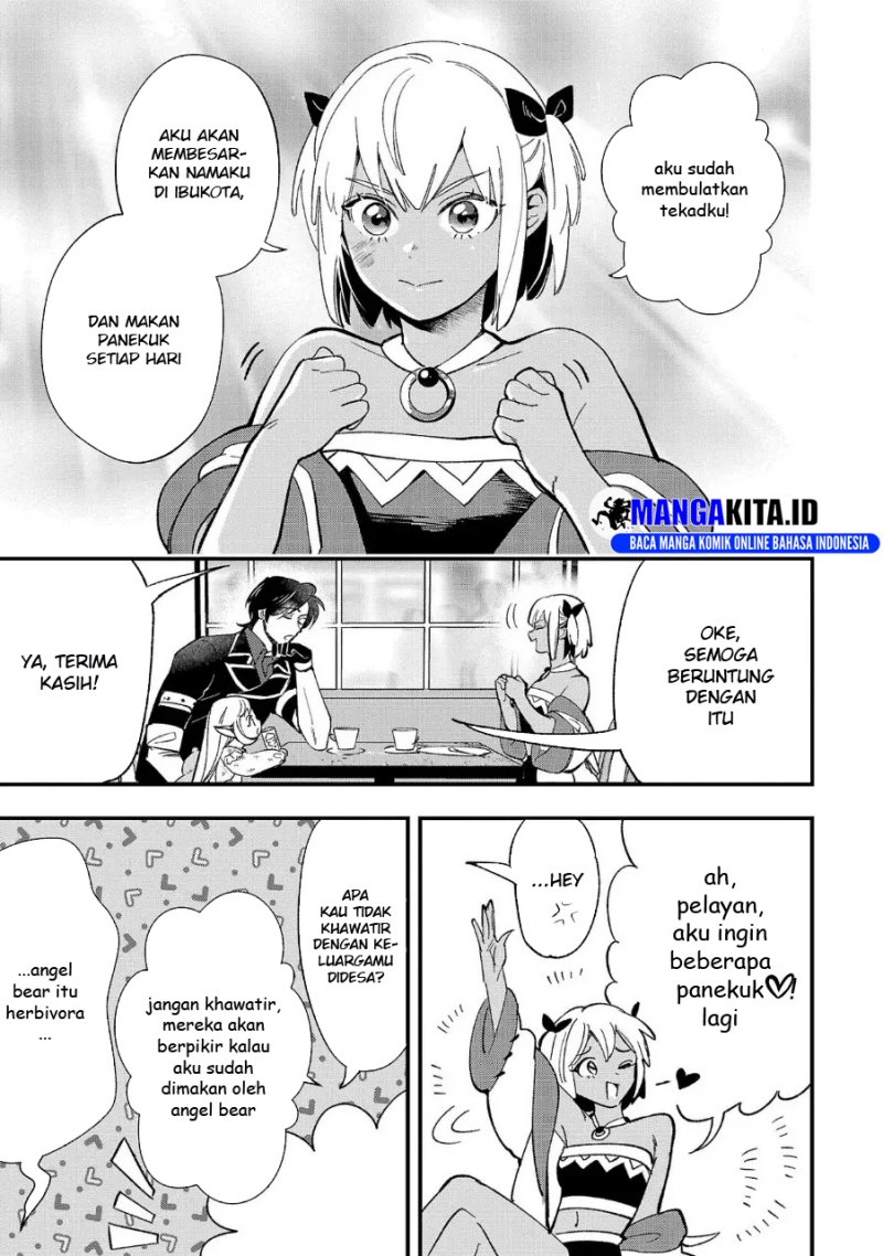 Urenokori no Dorei Elf wo Hirotta no de, Musume ni suru Koto ni shita Chapter 11.2 Bahasa Indonesia