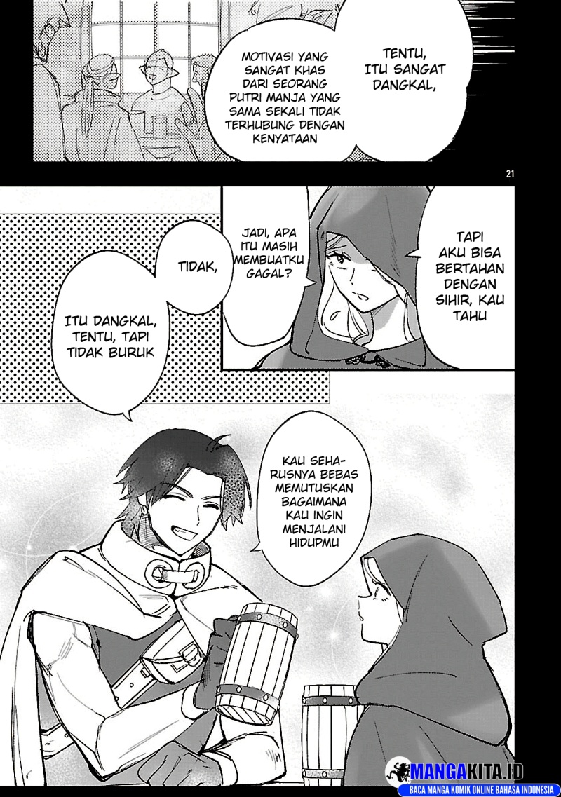 Urenokori no Dorei Elf wo Hirotta no de, Musume ni suru Koto ni shita Chapter 15.2 Bahasa Indonesia