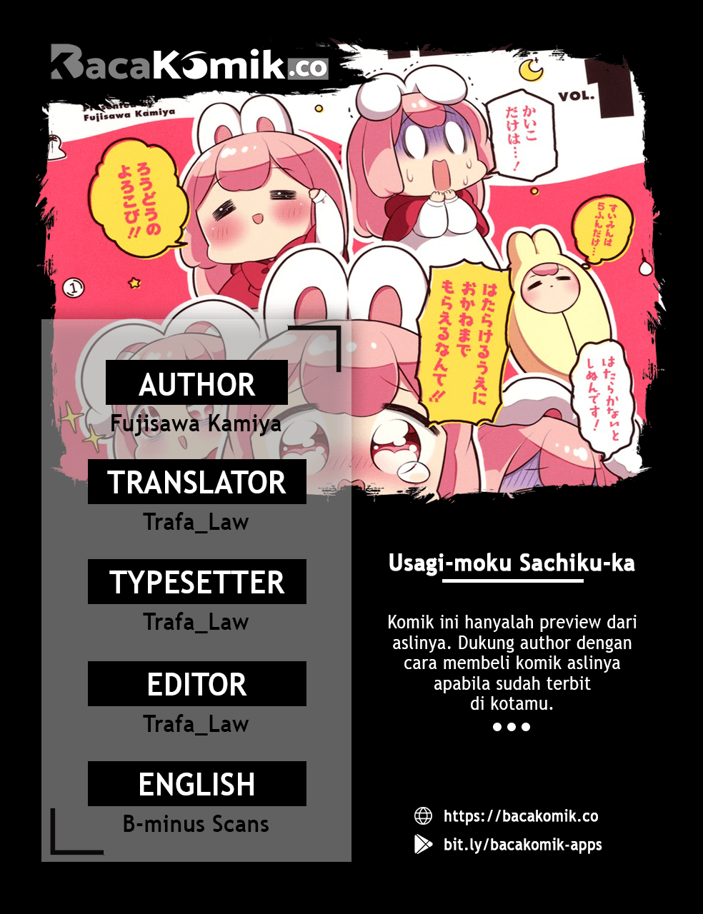 Usagi-moku Shachiku-ka Chapter 10 Bahasa Indonesia