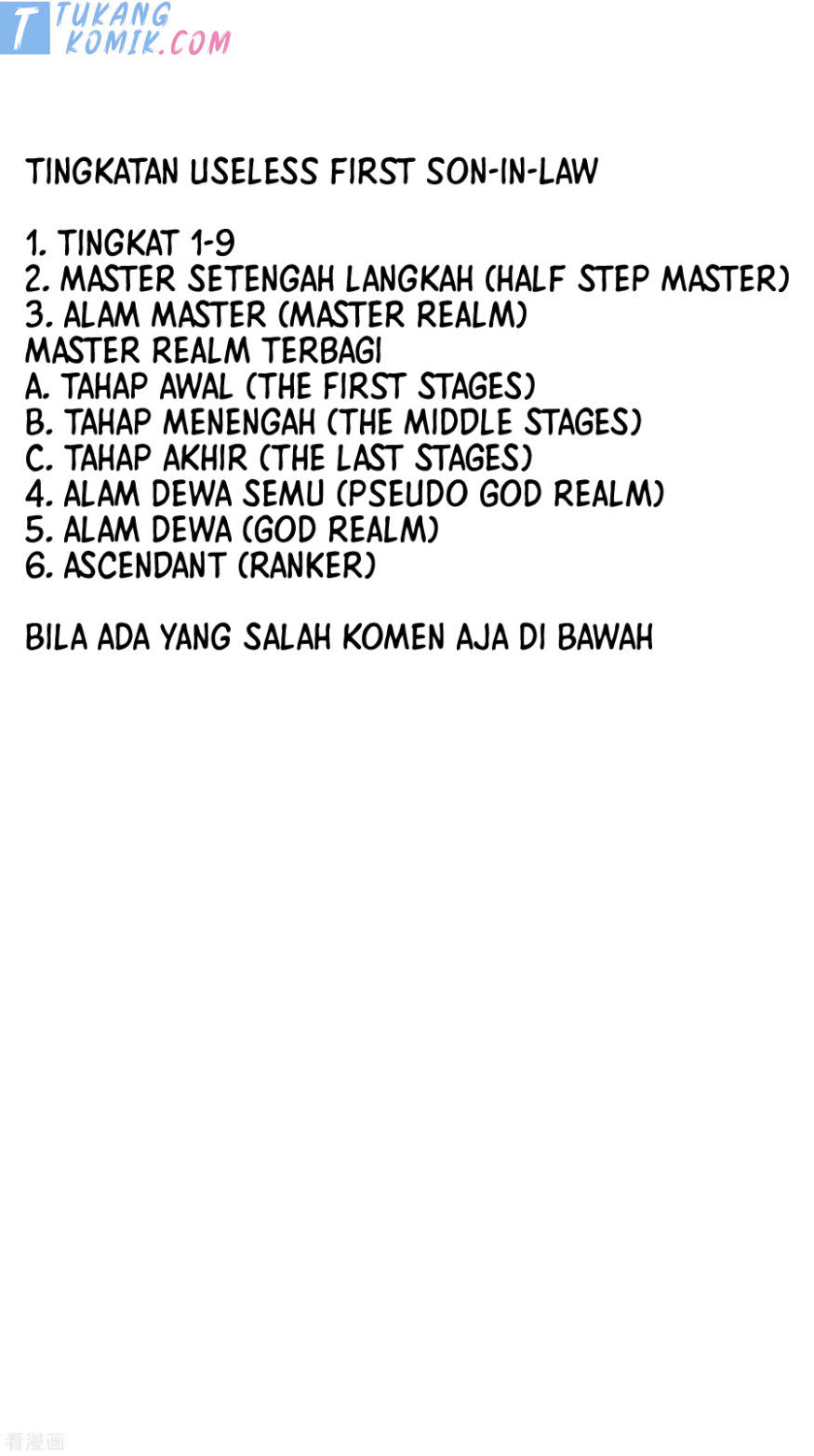 Useless First Son-In-Law Chapter 114 Bahasa Indonesia