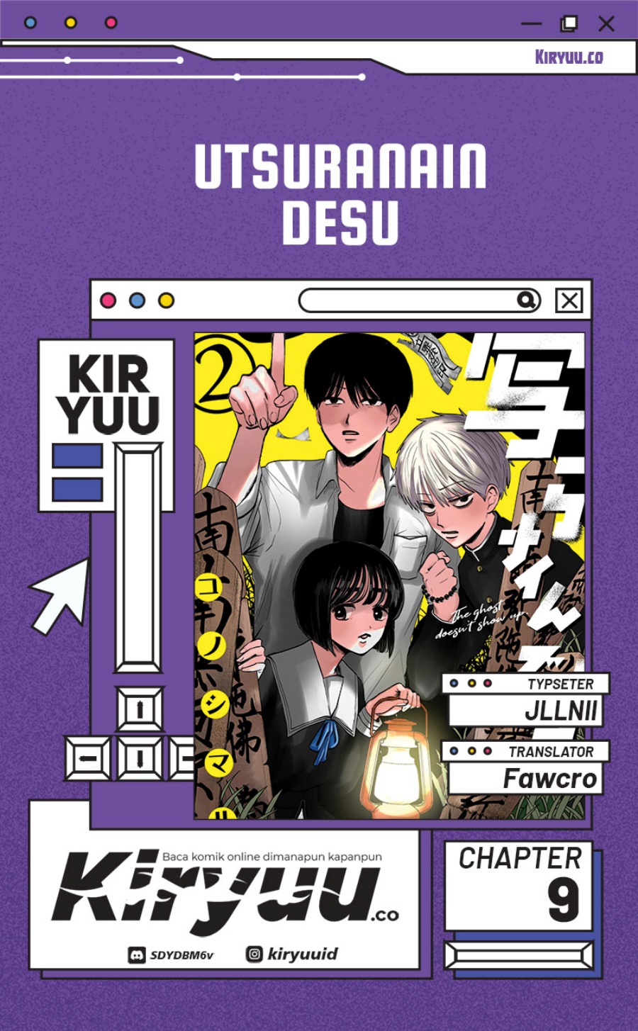 Utsuranain desu Chapter 09 Bahasa Indonesia