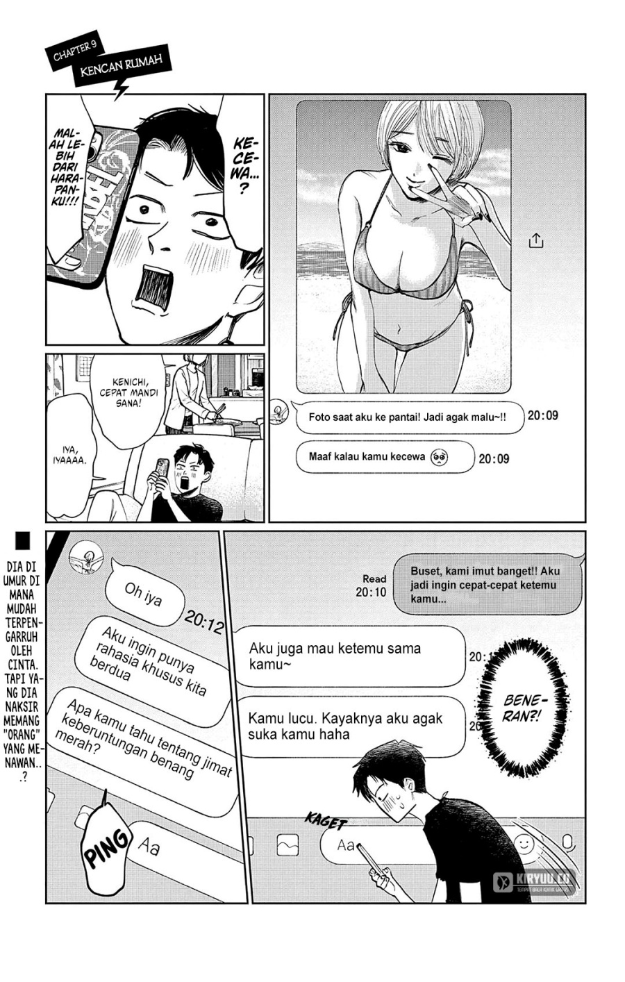 Utsuranain desu Chapter 09 Bahasa Indonesia