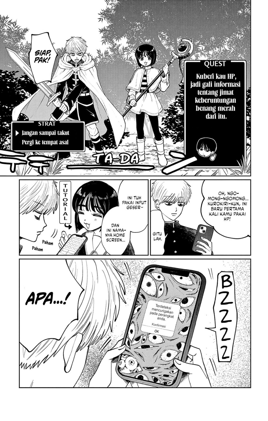 Utsuranain desu Chapter 09 Bahasa Indonesia