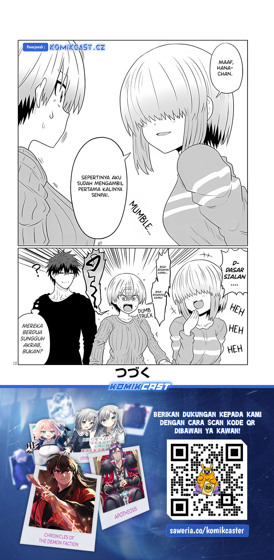 Dilarang COPAS - situs resmi www.mangacanblog.com - Komik uzaki chan wa asobitai 110 - chapter 110 111 Indonesia uzaki chan wa asobitai 110 - chapter 110 Terbaru 12|Baca Manga Komik Indonesia|Mangacan