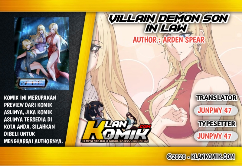 Villain Demon Son In Law Chapter 33 Bahasa Indonesia