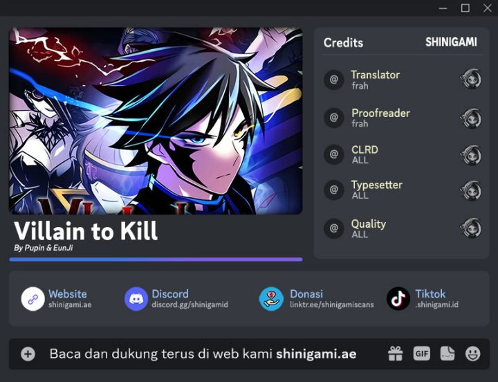 Villain To Kill chapter 158
