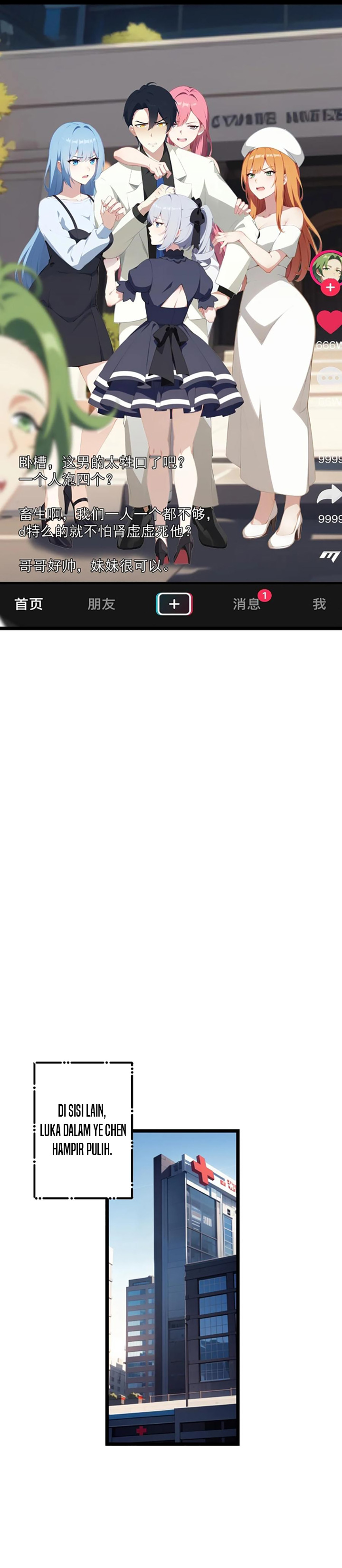 Villain: After Being Eavesdropped, The Heroine Wants To Be My Harem!? Chapter 78 Bahasa Indonesia