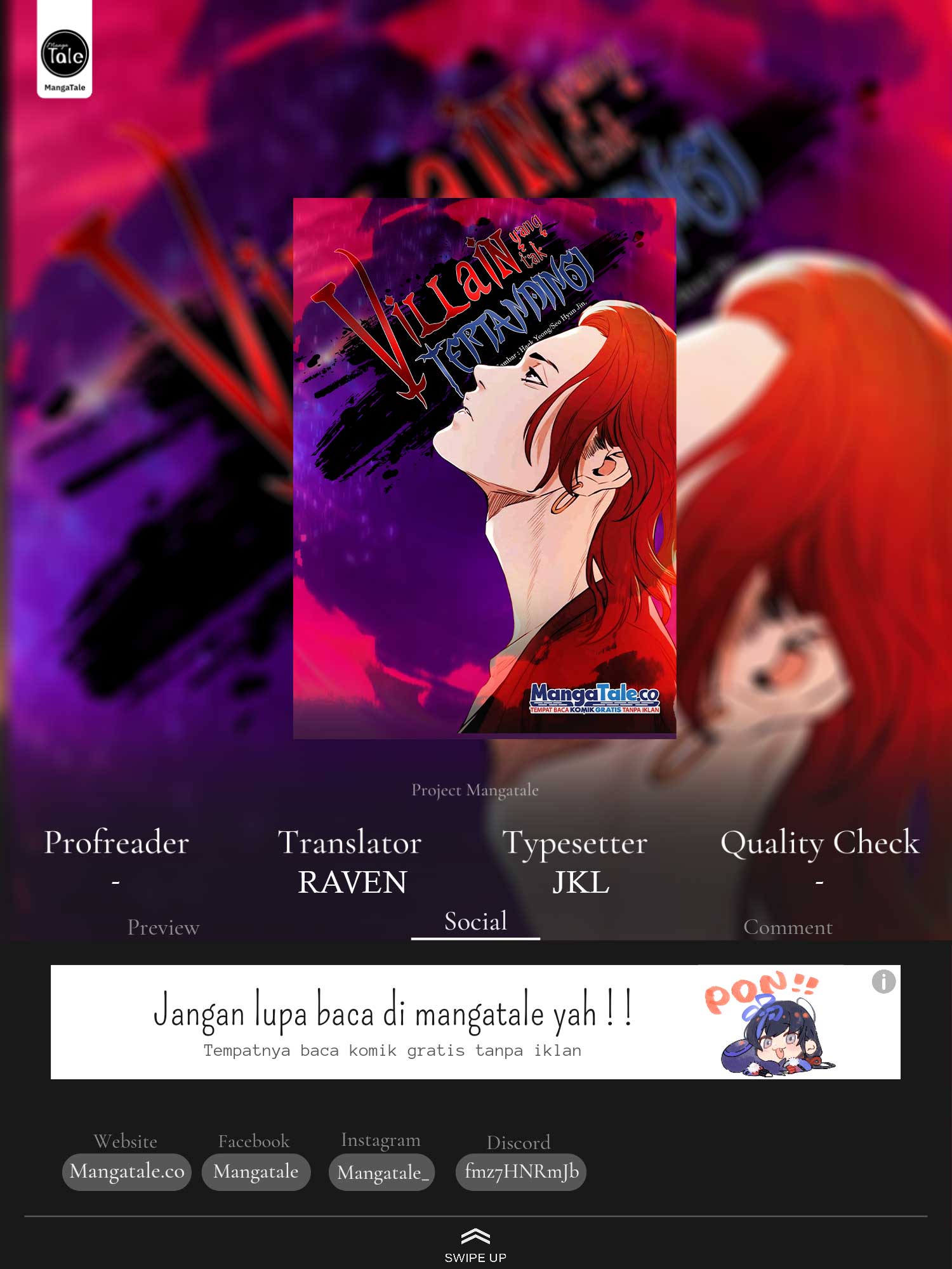 Villain Unrivaled Chapter 63 Bahasa Indonesia