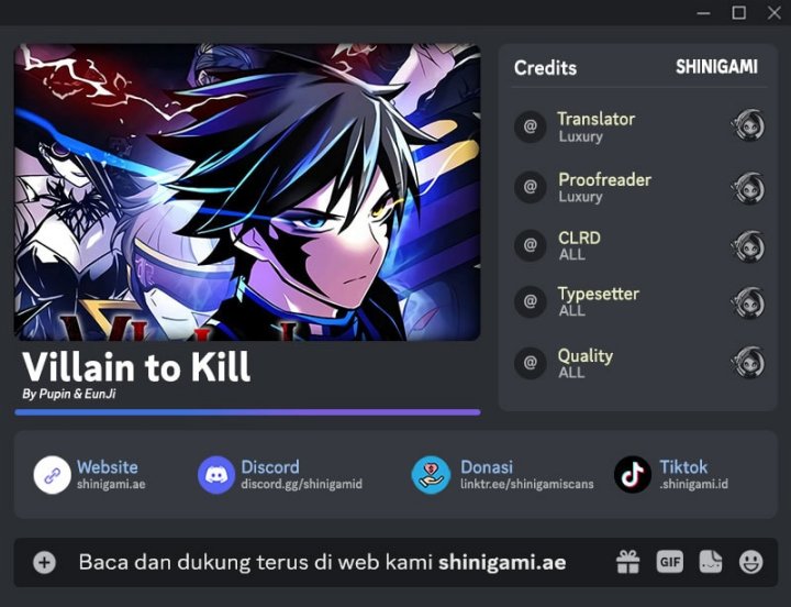 Dilarang COPAS - situs resmi www.mangacanblog.com - Komik villain to kill 187 - chapter 187 188 Indonesia villain to kill 187 - chapter 187 Terbaru 0|Baca Manga Komik Indonesia|Mangacan