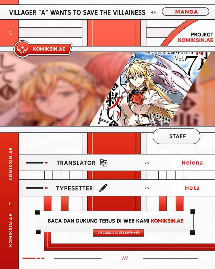 Villager A Wants to Save the Villainess no Matter What! Chapter 38.2 Bahasa Indonesia