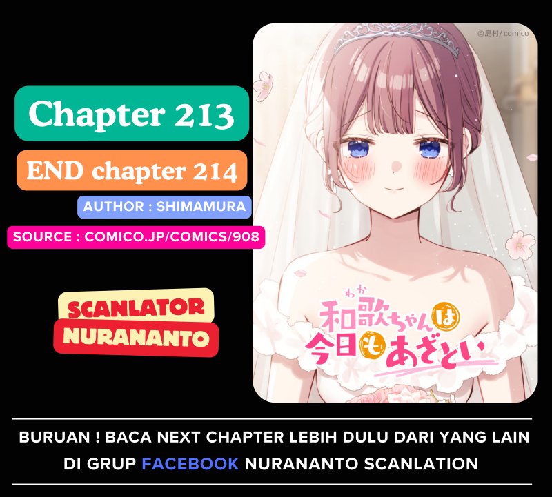 Waka-chan Is Flirty Again Chapter 213 Bahasa Indonesia