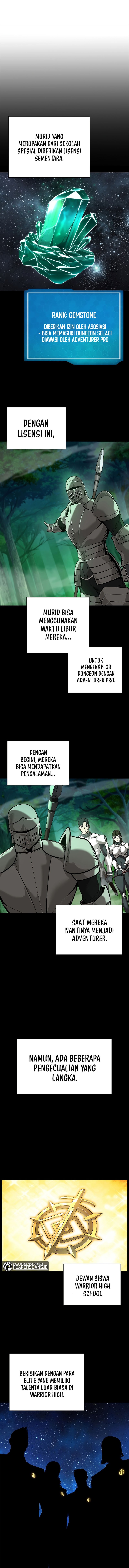 Warrior High School – Dungeon Raid Department Chapter 31 Bahasa Indonesia