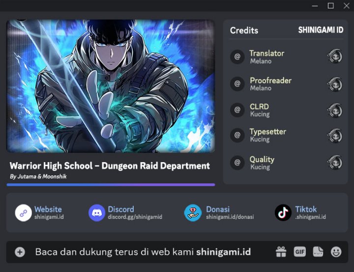 Warrior High School – Dungeon Raid Department chapter 44