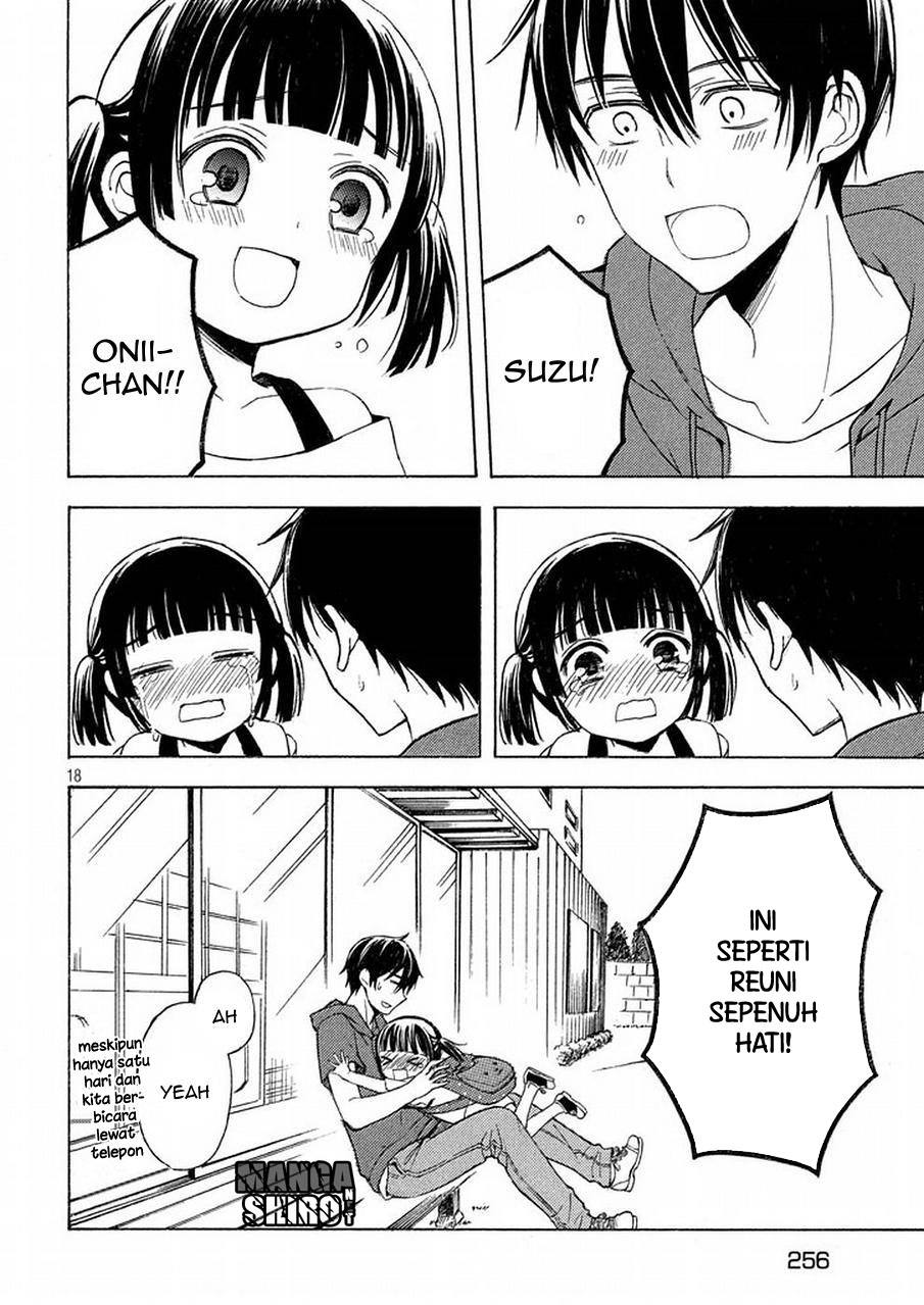 Watari-kun no xx ga Houkai Sunzen chapter 18