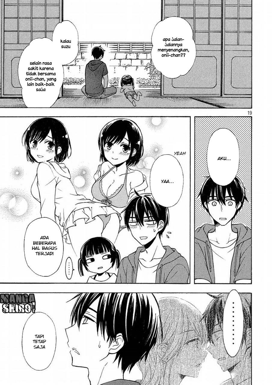 Watari-kun no xx ga Houkai Sunzen chapter 18