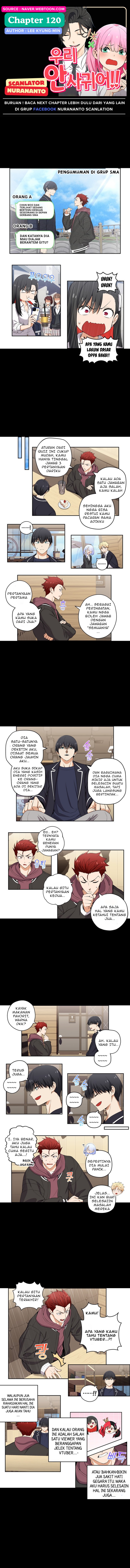 We’re Not Dating!! Chapter 120 Bahasa Indonesia