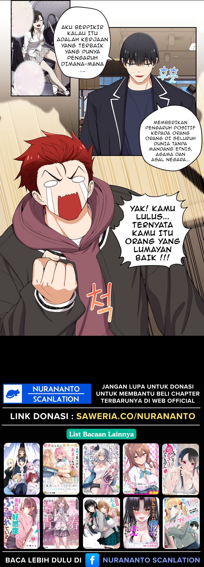 We’re Not Dating!! Chapter 120 Bahasa Indonesia
