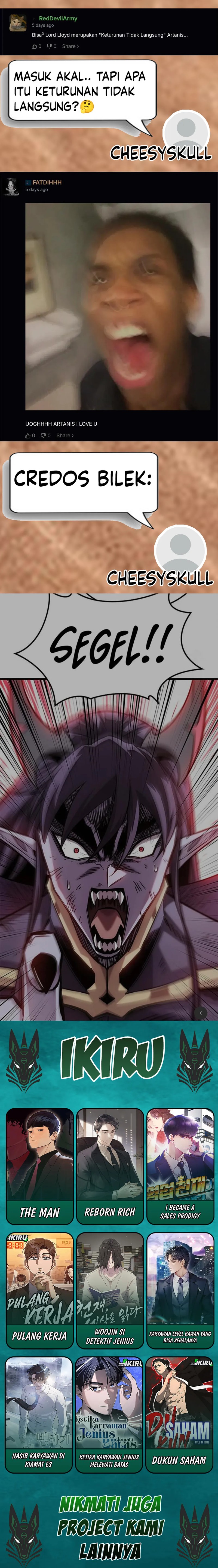 What A Bountiful Harvest, Demon Lord! Chapter 47 Bahasa Indonesia