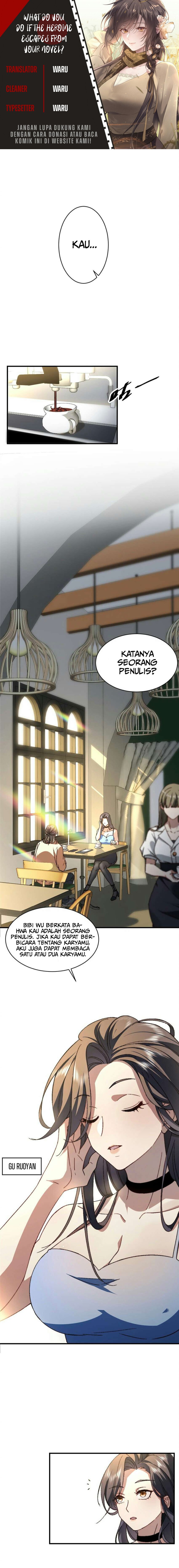 What Do You Do If the Heroine Escapes From Your Novel Chapter 02 Bahasa Indonesia