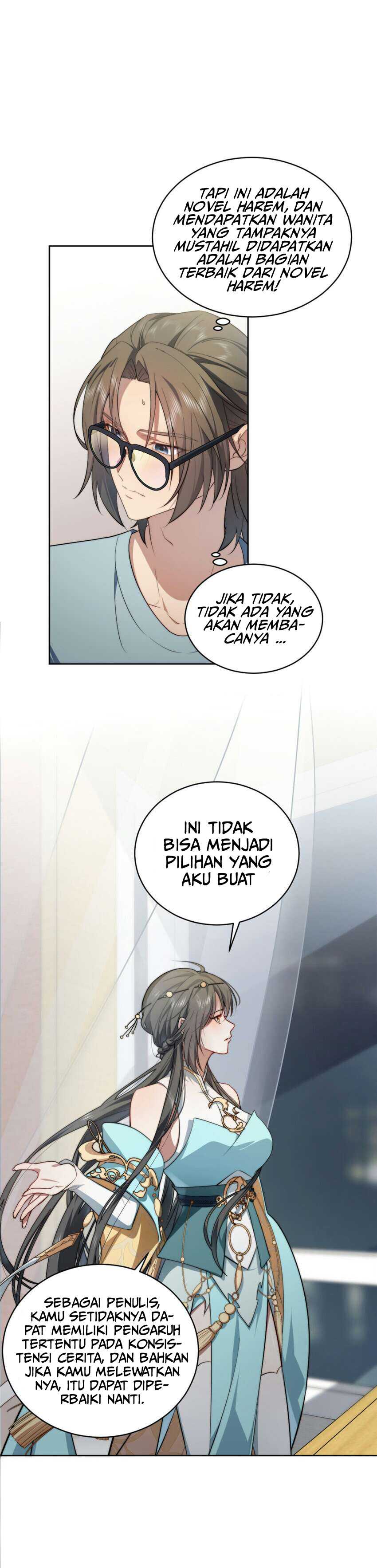 What Do You Do If the Heroine Escapes From Your Novel Chapter 04 Bahasa Indonesia