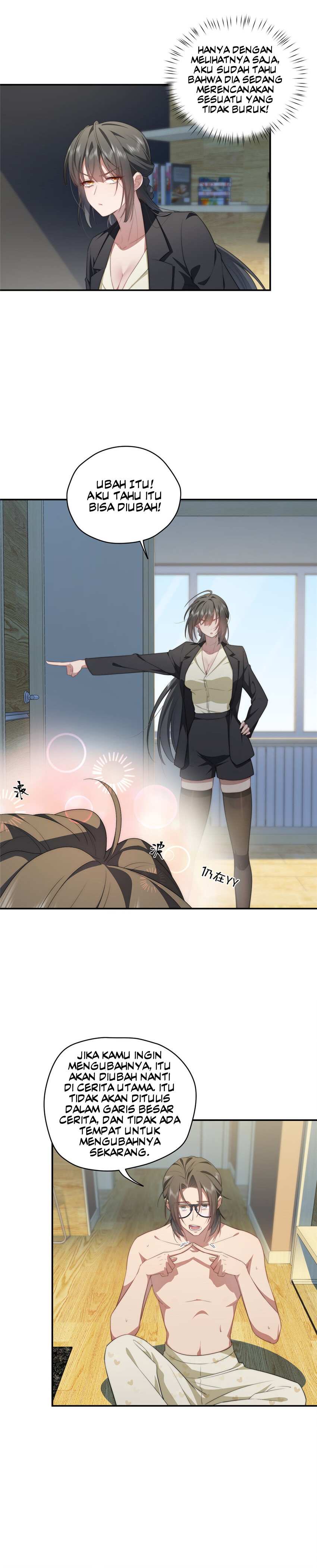 What Do You Do If the Heroine Escapes From Your Novel Chapter 25 Bahasa Indonesia