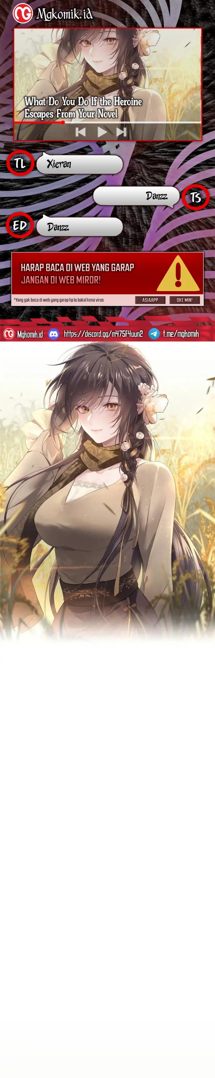 What Do You Do If the Heroine Escapes From Your Novel Chapter 74 Bahasa Indonesia