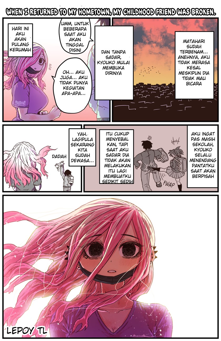 When I Returned to My Hometown, My Childhood Friend was Broken Chapter 03 Bahasa Indonesia