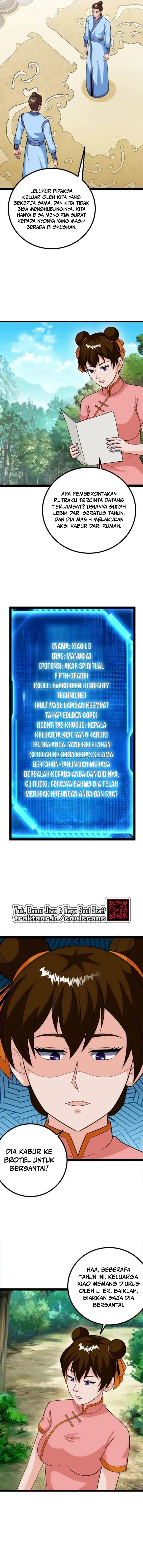 When The System Opens After The Age Of 100, All Grandchildren Kneel Upon The Mountains! Chapter 77 Bahasa Indonesia