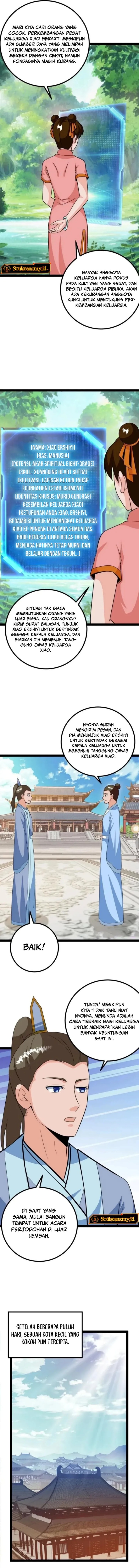 When The System Opens After The Age Of 100, All Grandchildren Kneel Upon The Mountains! Chapter 77 Bahasa Indonesia