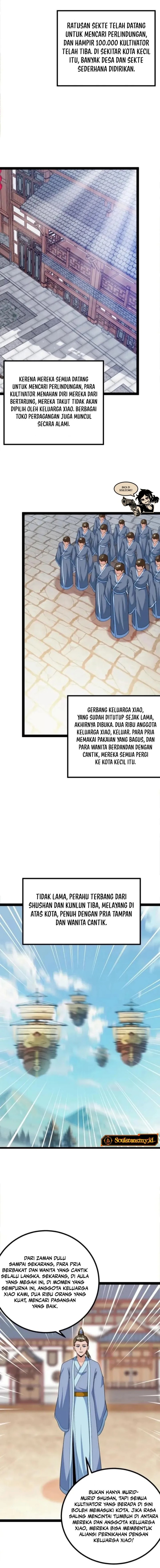 When The System Opens After The Age Of 100, All Grandchildren Kneel Upon The Mountains! Chapter 77 Bahasa Indonesia