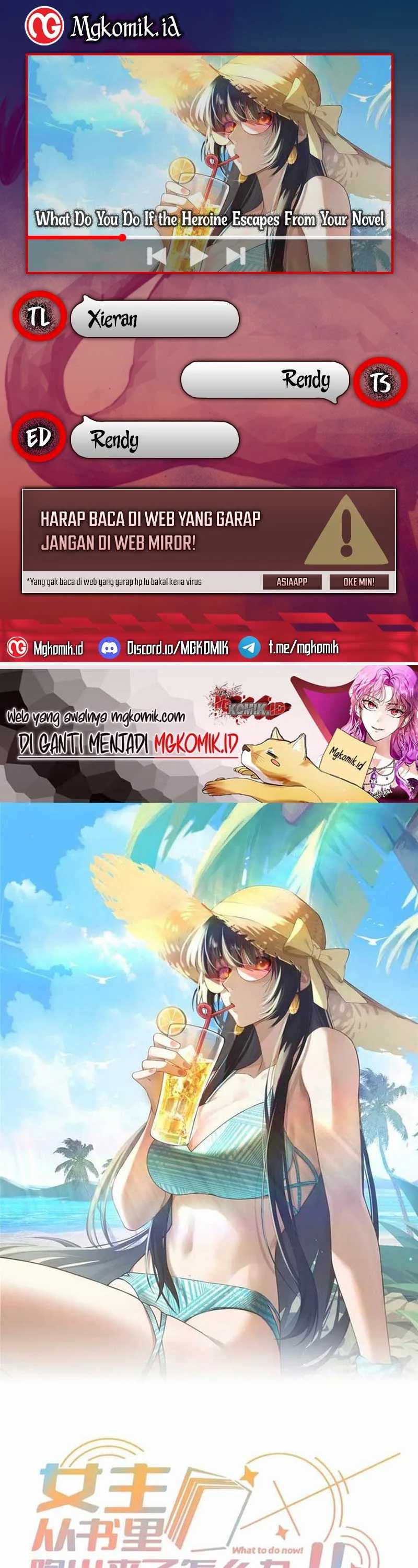 What Do You Do If the Heroine Escapes From Your Novel Chapter 90 Bahasa Indonesia