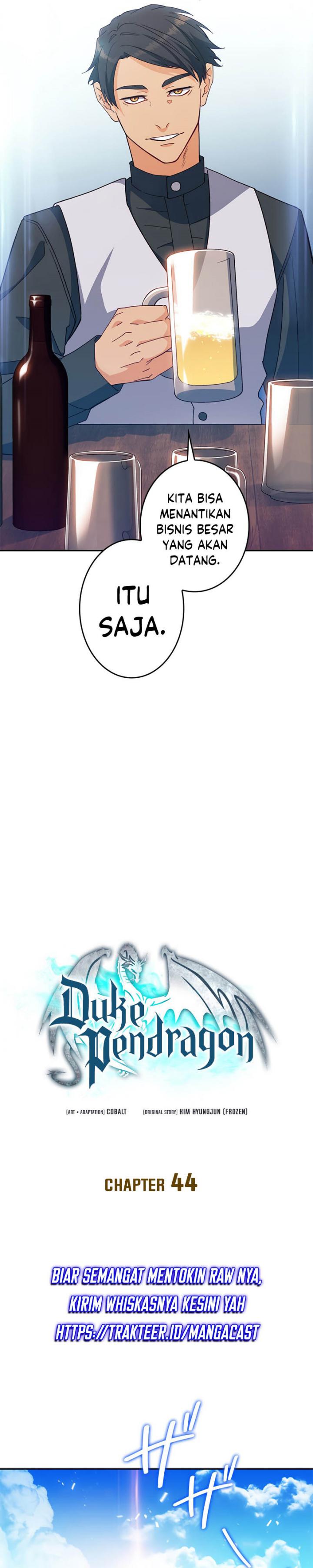 White Dragon Duke: Pendragon Chapter 44 Bahasa Indonesia