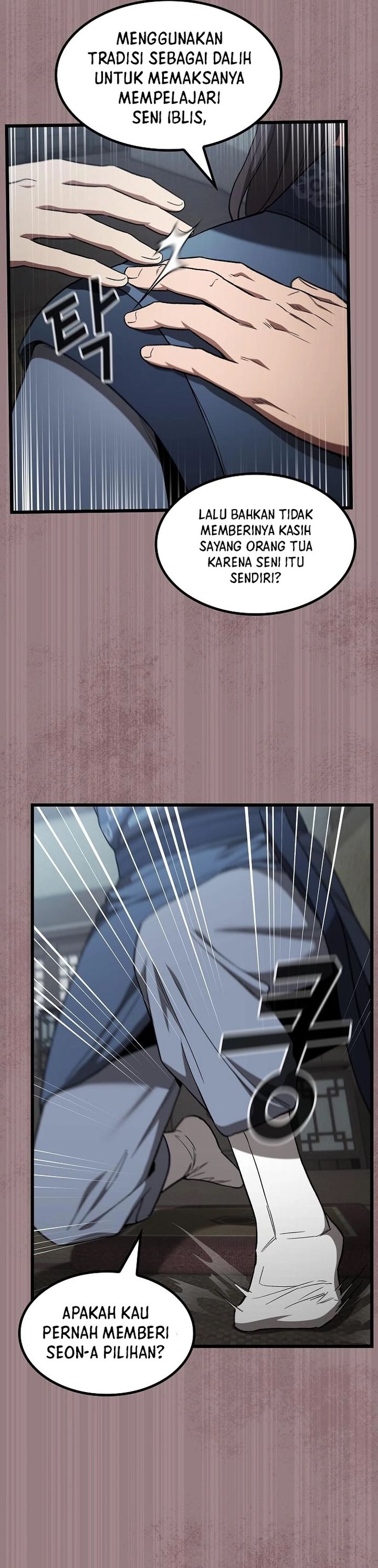 Who’s threatening you with a knife to make you a Heavenly Demon? Chapter 12 Bahasa Indonesia