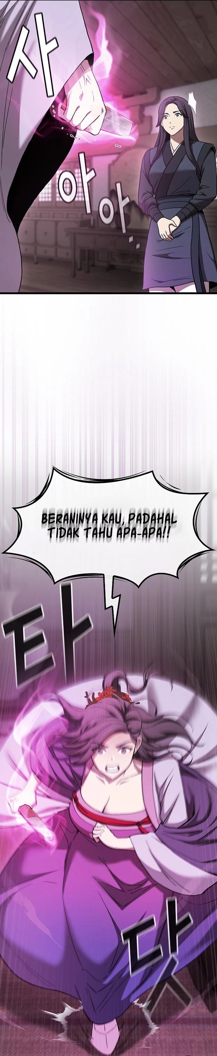Who’s threatening you with a knife to make you a Heavenly Demon? Chapter 12 Bahasa Indonesia