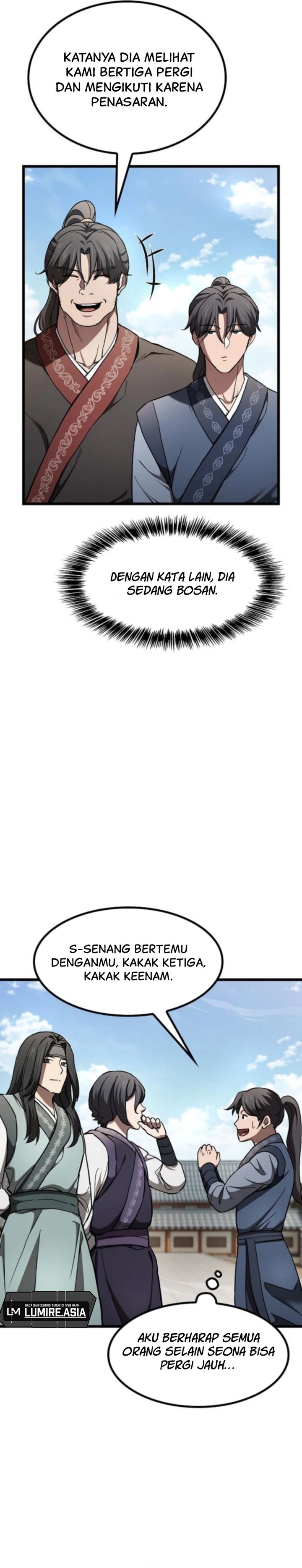 Who’s threatening you with a knife to make you a Heavenly Demon? Chapter 20 Bahasa Indonesia