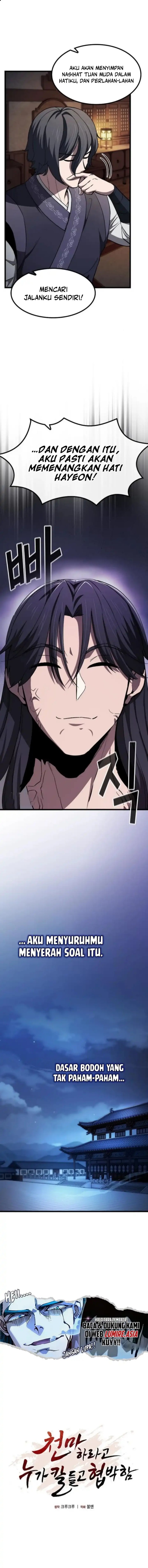 Who’s threatening you with a knife to make you a Heavenly Demon? Chapter 21 Bahasa Indonesia