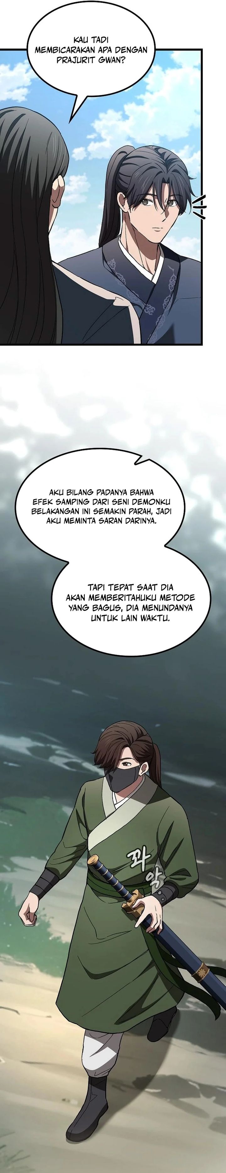 Who’s threatening you with a knife to make you a Heavenly Demon? Chapter 23 Bahasa Indonesia