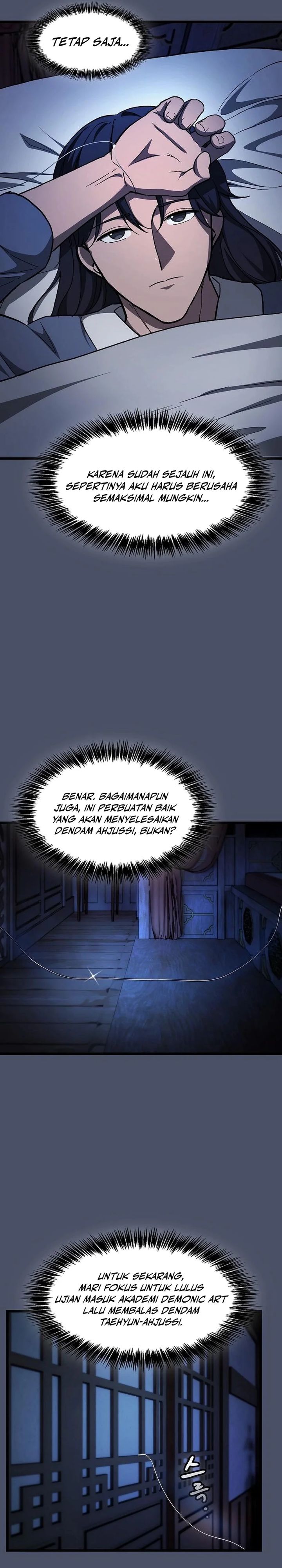 Who’s threatening you with a knife to make you a Heavenly Demon? Chapter 23 Bahasa Indonesia