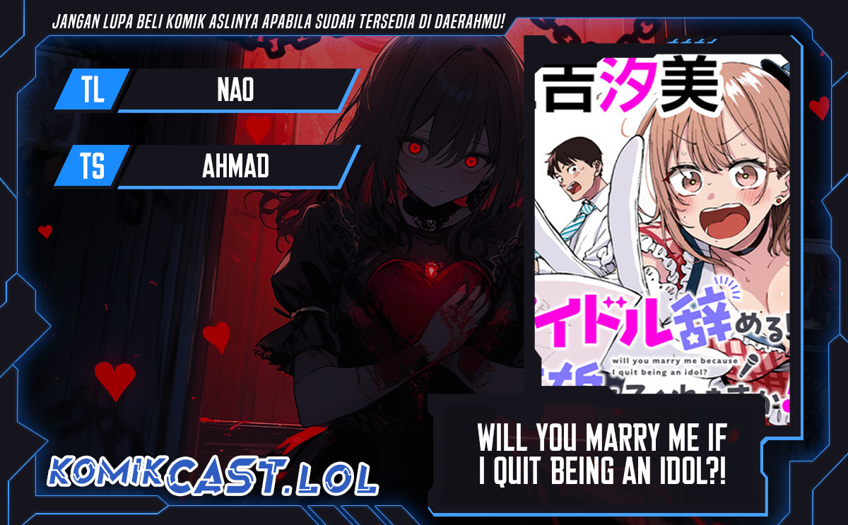 Will You Marry Me If I Quit Being an Idol?! chapter 2