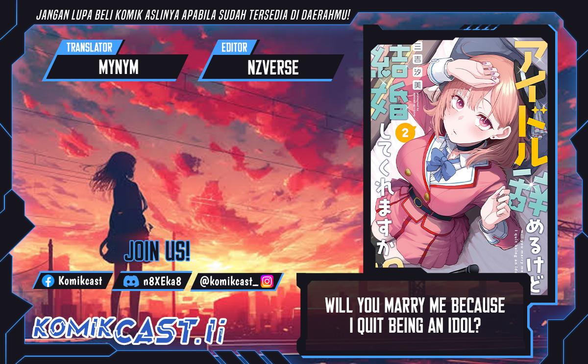 Will You Marry Me If I Quit Being an Idol?! Chapter 10.5 Bahasa Indonesia