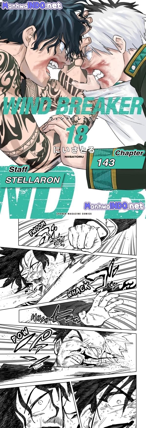 Wind Breaker (NII Satoru) Chapter 143 Bahasa Indonesia