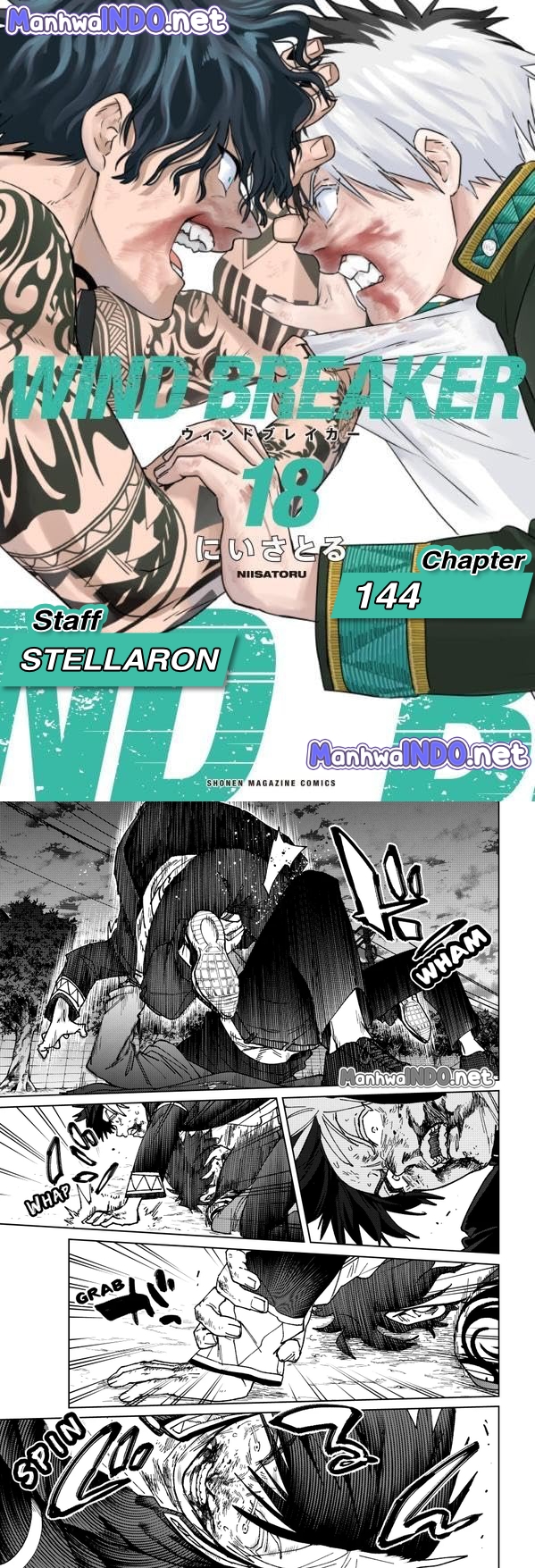 Wind Breaker (NII Satoru) Chapter 144 Bahasa Indonesia