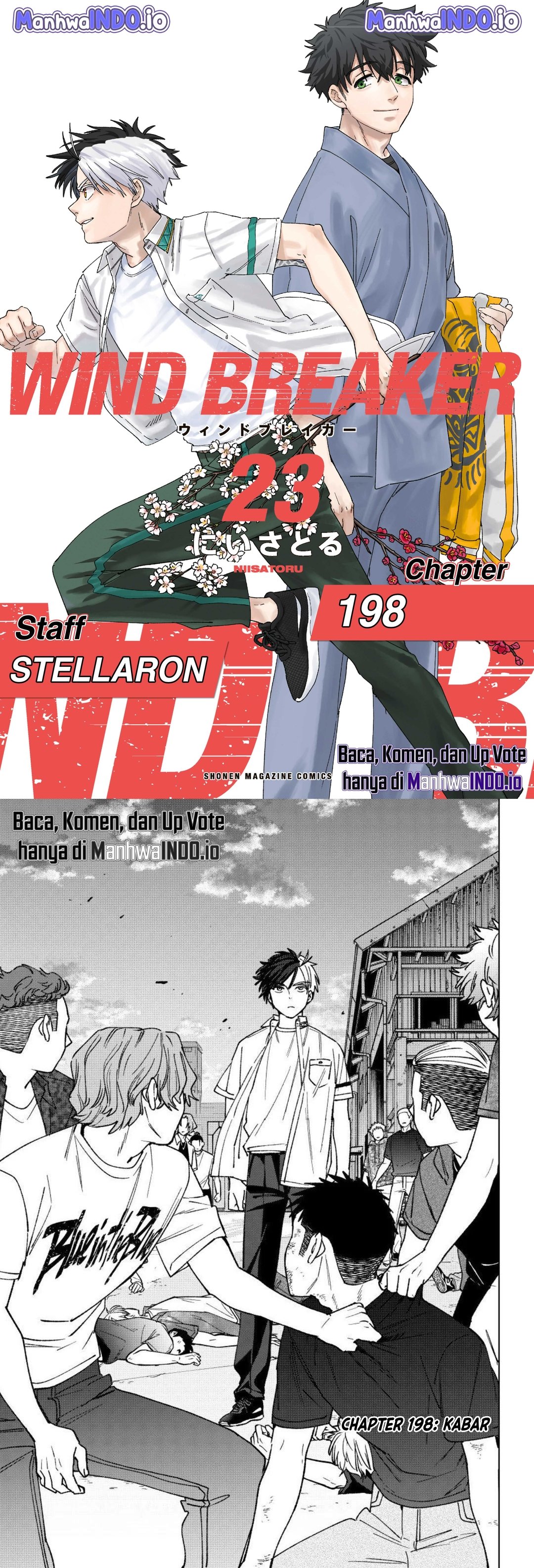 Wind Breaker (NII Satoru) Chapter 198 Bahasa Indonesia