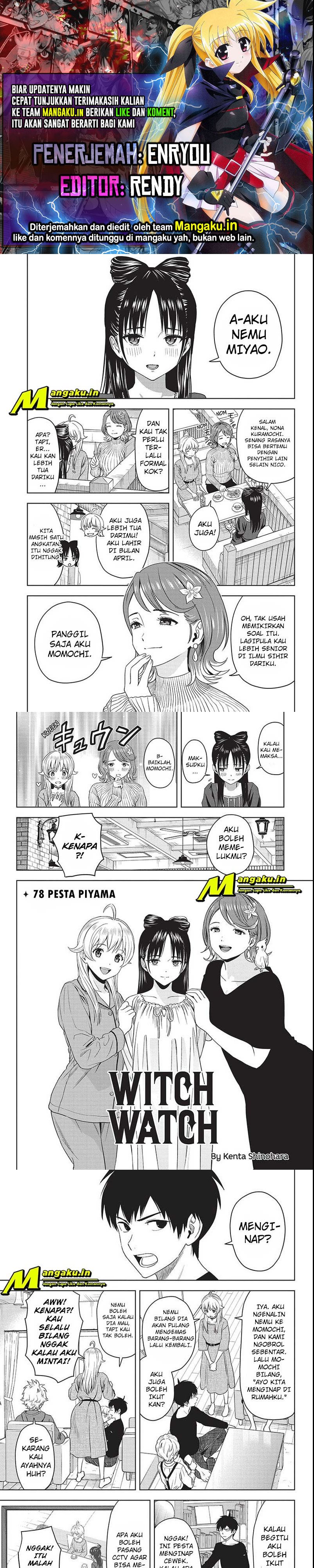 Witch Watch Chapter 78 Bahasa Indonesia