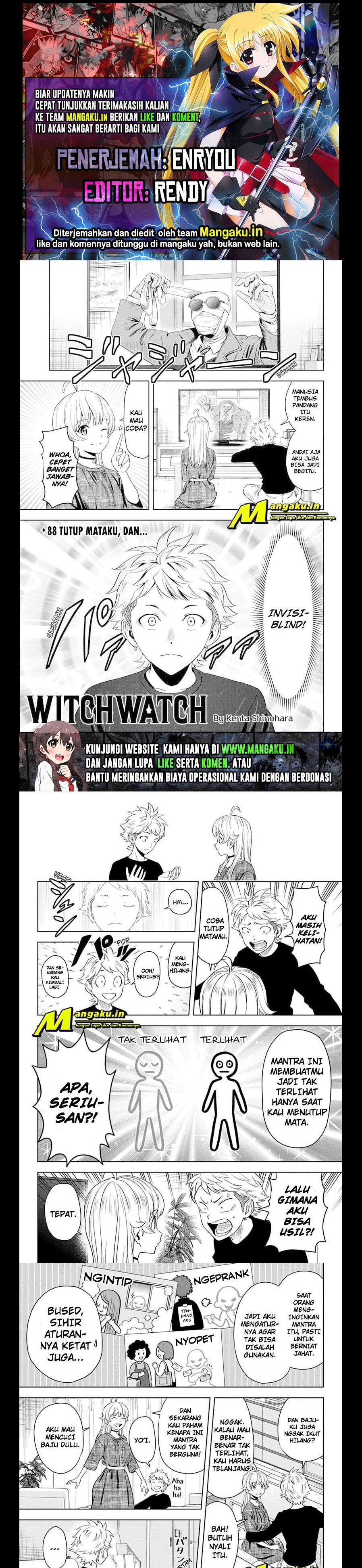 Witch Watch Chapter 88 Bahasa Indonesia