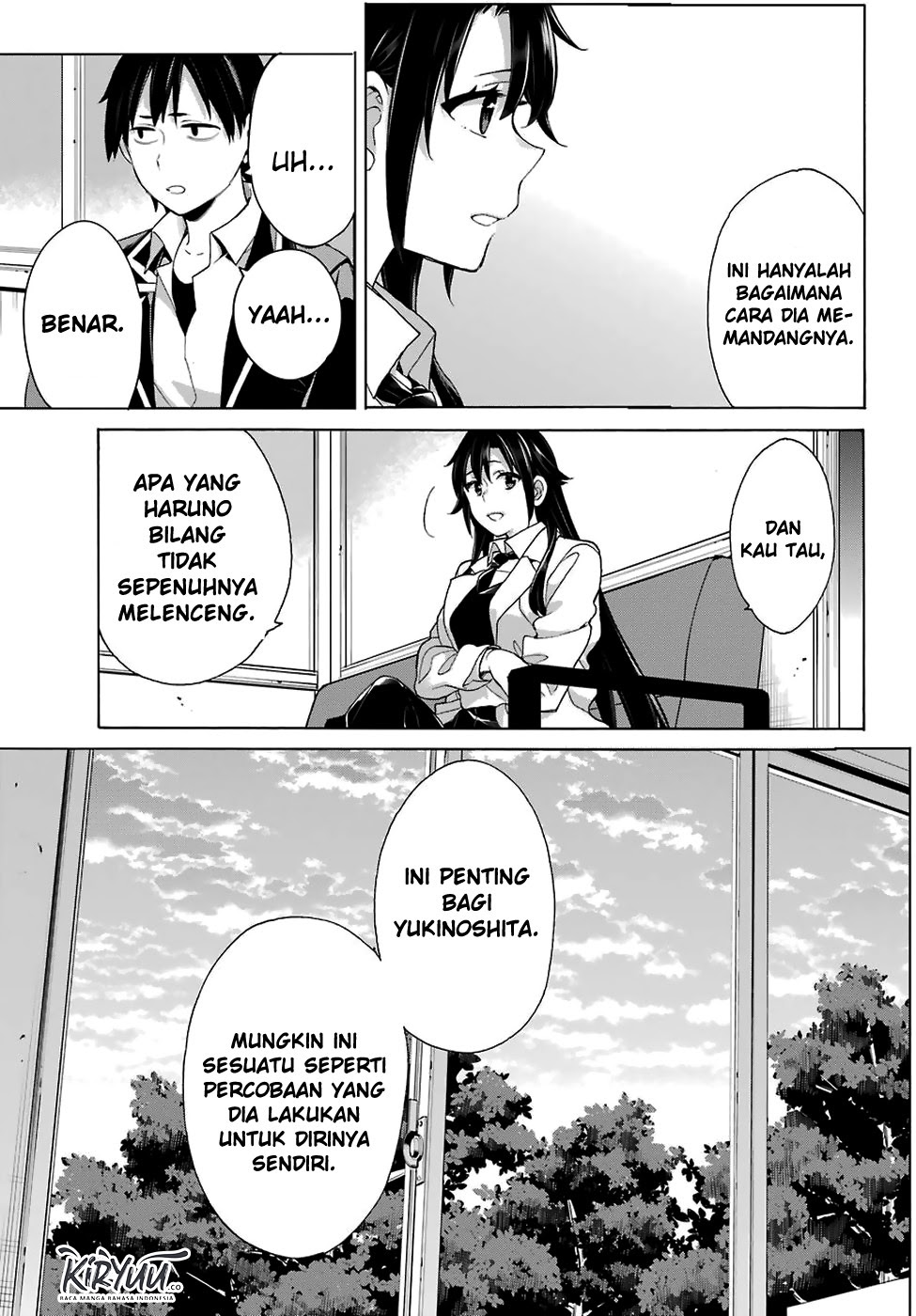 Yahari Ore no Seishun Love Comedy wa Machigatteiru.: Monologue Chapter 76 Bahasa Indonesia
