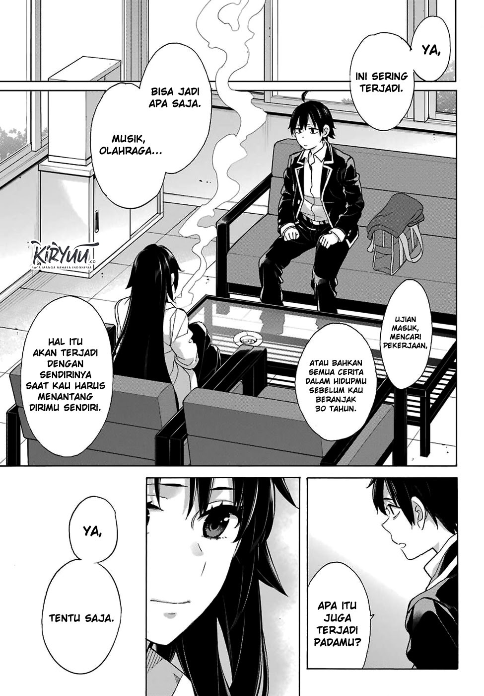 Yahari Ore no Seishun Love Comedy wa Machigatteiru.: Monologue Chapter 76 Bahasa Indonesia